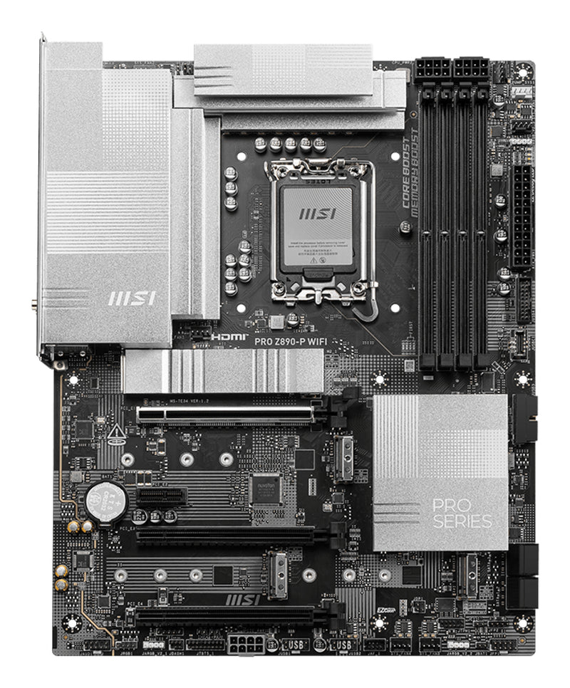MSI PRO Z890-P WIFI Motherboard Intel Z890 LGA 1851 (Socket V1) ATX