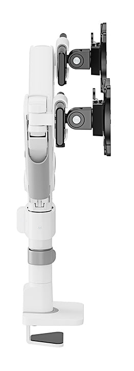 Neomounts DS65S-950WH2 Monitorarm 24-34" - Gasfeder - Topfix - mehrfach verstellbar - 180°-Stopp