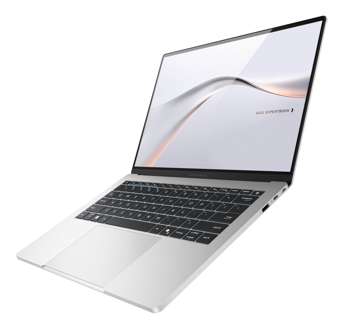 ASUS ExpertBook A7406CMA-U90152X Intel Core 7 350 Laptop 35,6 cm (14") WQXGA+ 16 GB LPDDR5x-SDRAM 512 GB SSD Wi-Fi 6E (802.11ax) Windows 11 Pro Silber QWERTZ Deutsch