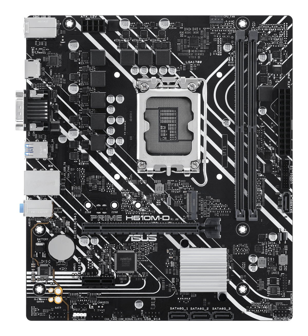 ASUS PRIME H610M-D Intel H610 LGA 1700 micro ATX