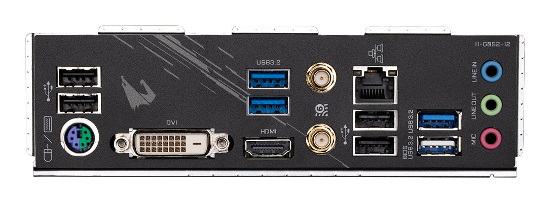 GIGABYTE B550M AORUS ELITE AX Mainboard – AMD Ryzen 5000 CPUs, 5+3 Phasen VRM, bis zu 4733 MHz DDR4, 1xPCIe 4.0 + 1xPCIe 3.0 M.2, Wi-Fi 6E, 1GbE LAN, USB 3.2 Gen 1