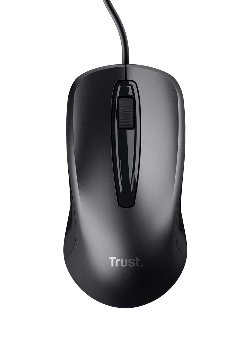 Trust Carve Maus Büro Beidhändig USB Typ-A Optisch 1200 DPI