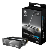 MSI SPATIUM M580 PCIe 5.0 NVMe M.2 FROZR 2TB Internes Solid State Drive PCI Express 5.0 3D NAND
