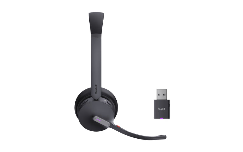 Yealink WH64 Hybrid Dual Teams Kopfhörer Kabellos Kopfband Büro/Callcenter Mikro-USB Bluetooth Schwarz
