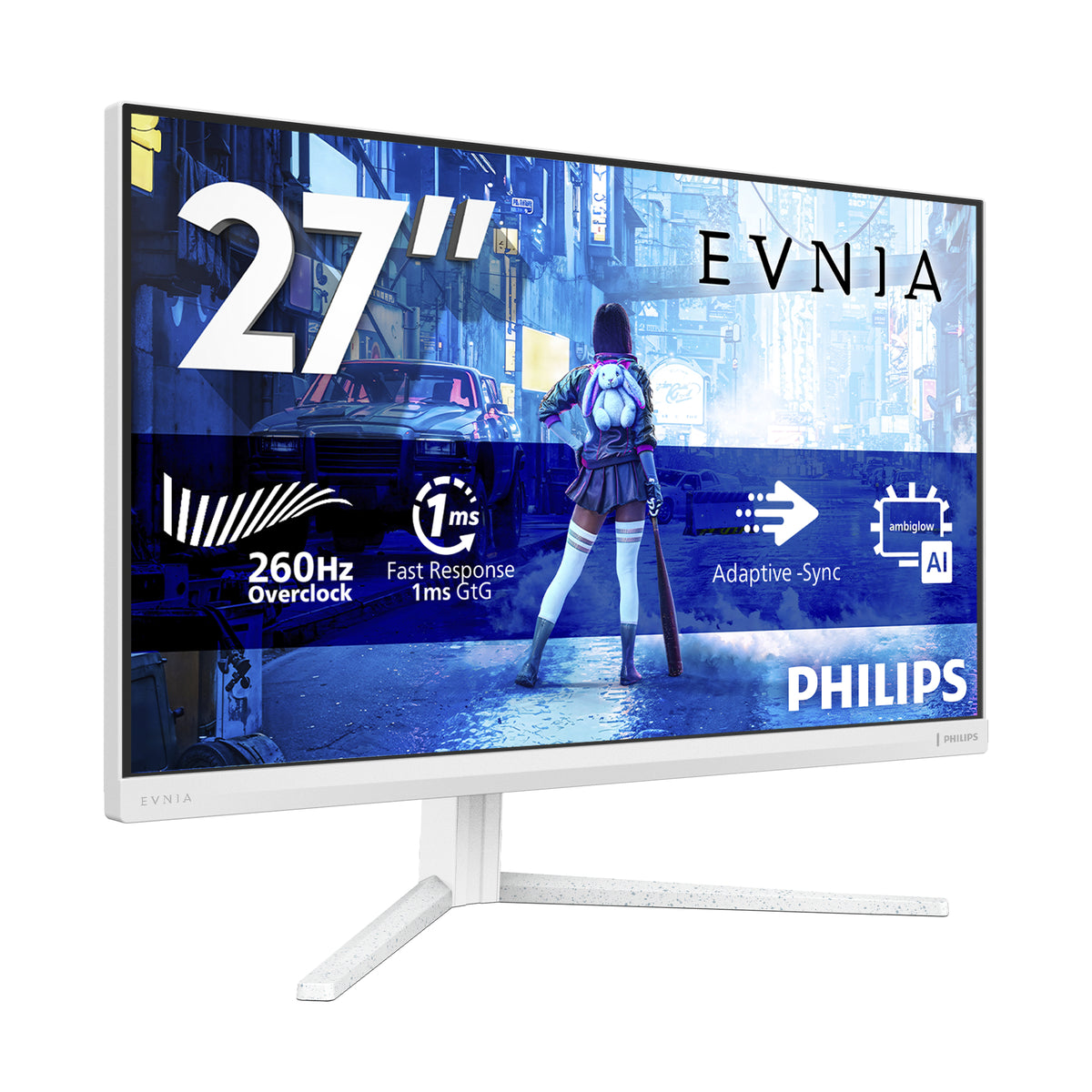 Philips 27M2N5201P/00 Computerbildschirm 68,6 cm (27") 1920 x 1080 Pixel Weiß