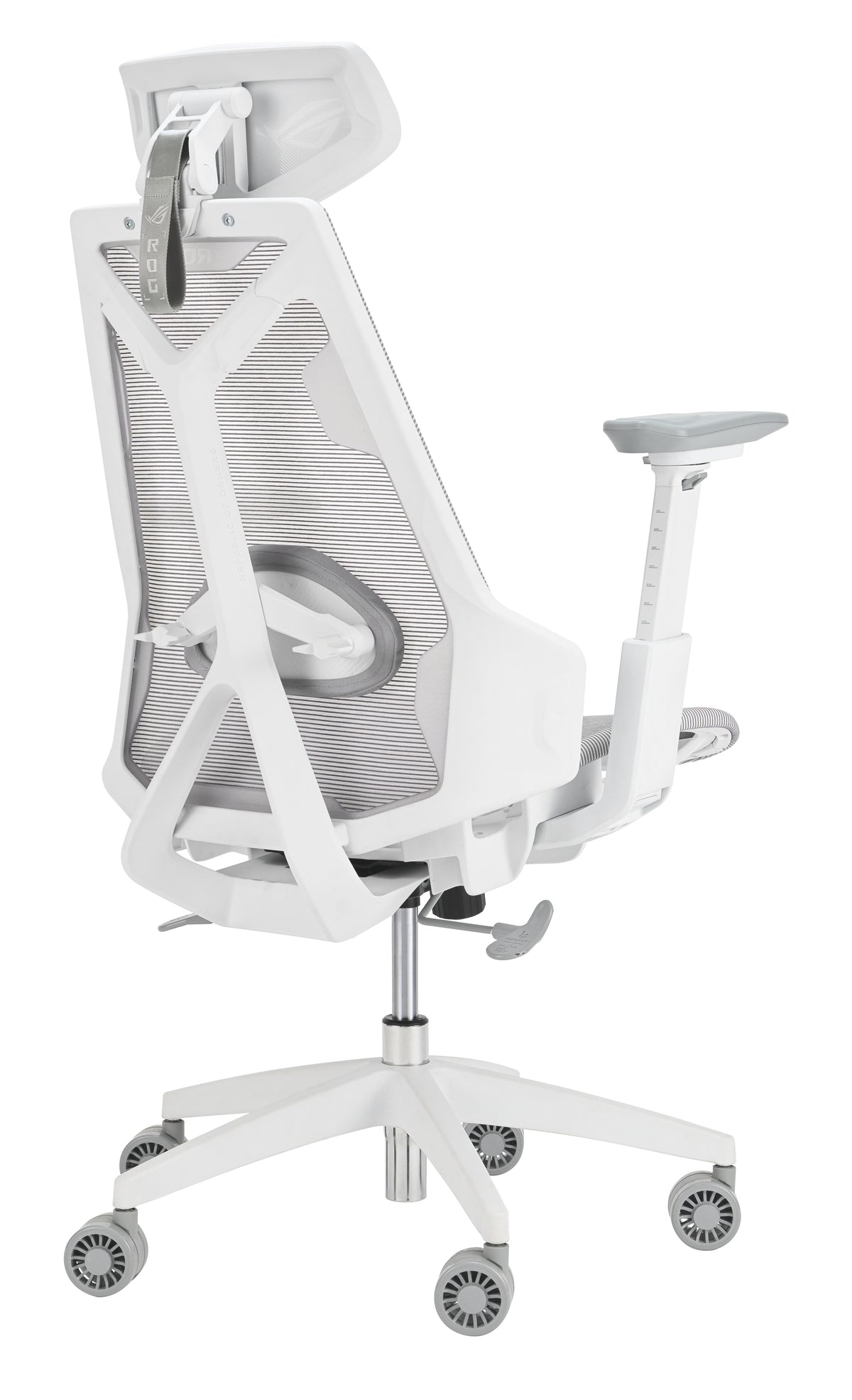 ASUS ROG Destrier Ergo Core White PC-Gamingstuhl Netz-Sitz Weiß