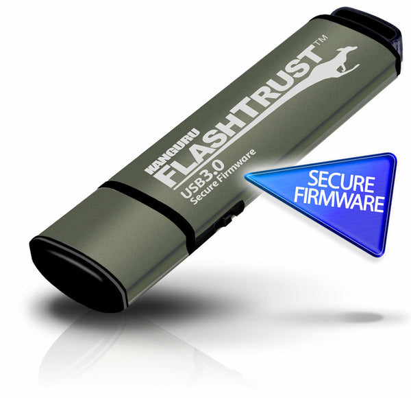 iStorage Kanguru FlashTrust USB-Stick 256 GB USB Typ-A 3.2 Gen 1 (3.1 Gen 1) Grün
