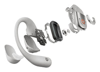 SHOKZ OpenFit 2+ Kopfhörer Kabellos Ohrbügel, im Ohr Anrufe/Musik Bluetooth Grau
