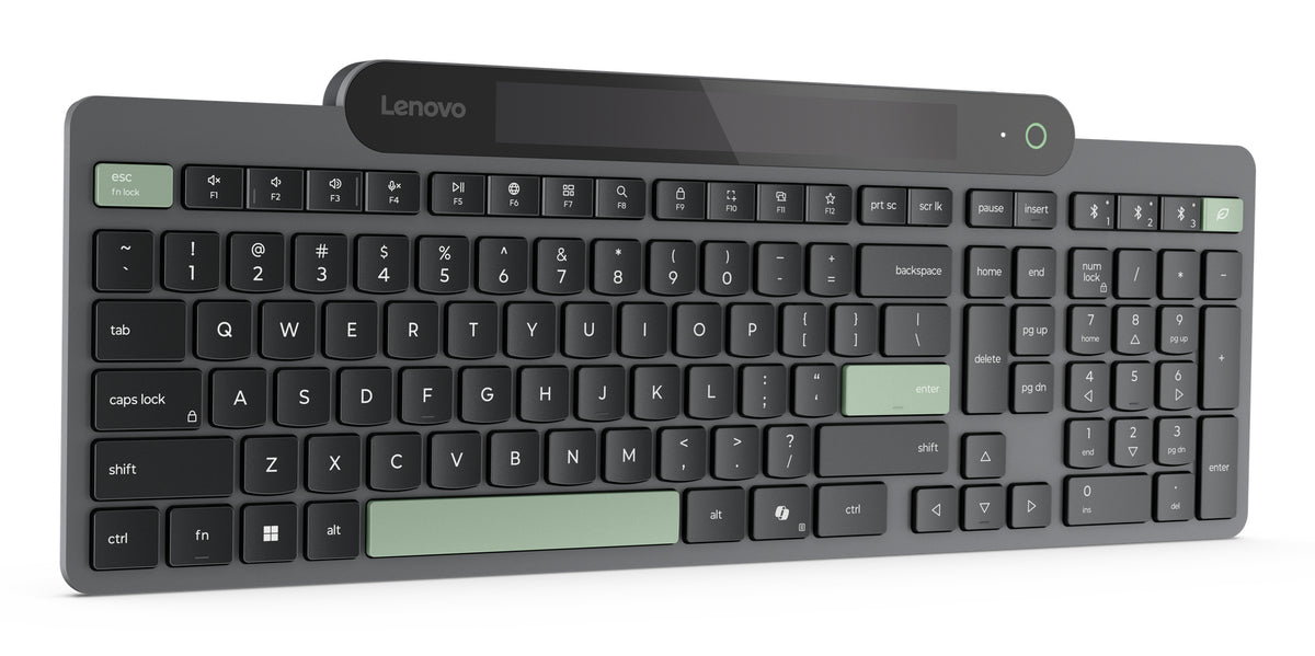 Lenovo 4Y41R69501 Tastatur Heimbüro Bluetooth Französisch, Deutsch Schwarz, Grün