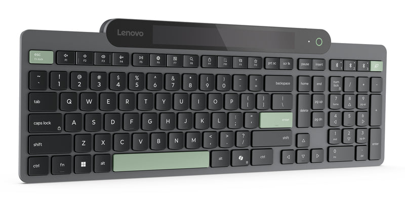 Lenovo 4Y41R69501 Tastatur Heimbüro Bluetooth Französisch, Deutsch Schwarz, Grün