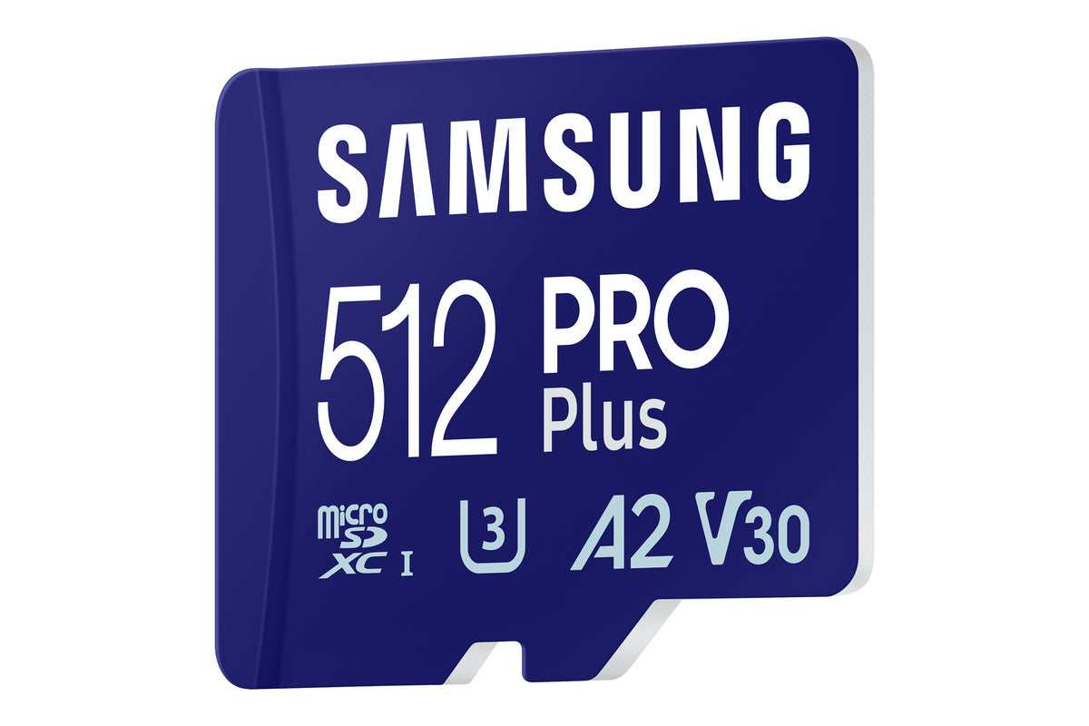 Samsung PRO Plus microSD-Speicherkarte (2023) (inkl. SD Adapter) - 512 GB