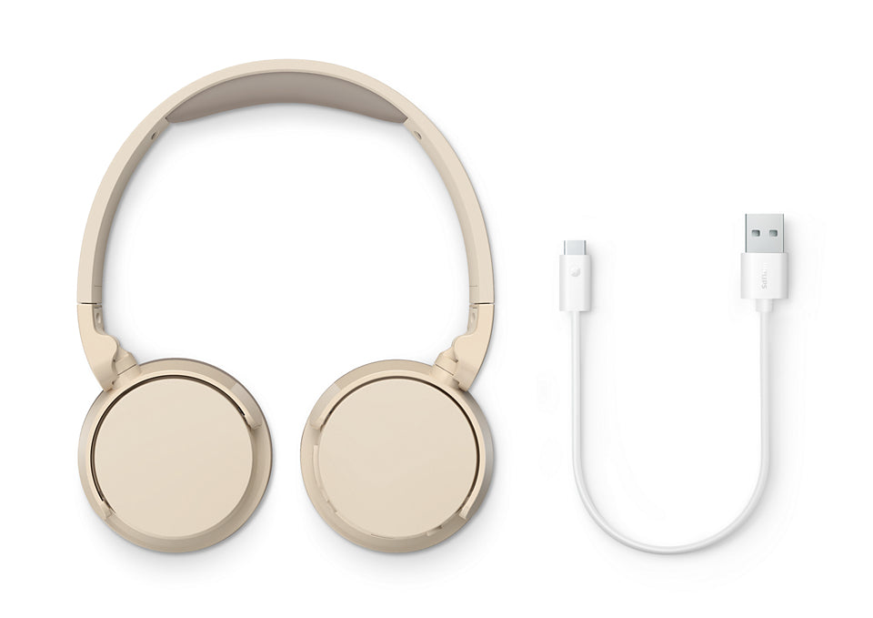 Philips TAH3209BG/00 Kopfhörer & Headset Kabellos Kopfband Anrufe/Musik Bluetooth Beige