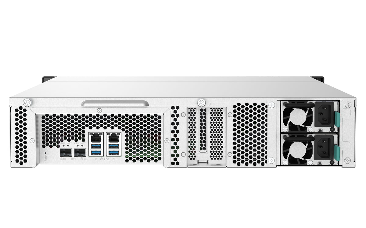 QNAP TS-1232PXU-RP NAS Rack (2U) Annapurna Labs AL324 4 GB DDR4 0 TB QNAP QTS Schwarz