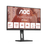 AOC E3 U27E3UF Computerbildschirm 68,6 cm (27") 3840 x 2160 Pixel 4K Ultra HD LED Schwarz