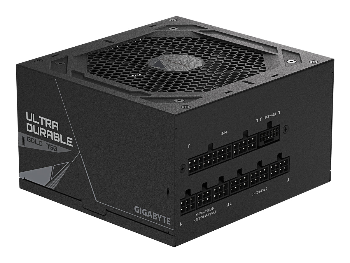 GIGABYTE UD750GM PG5 V2 Netzteil – PCIe Gen 5.1, 80 PLUS Gold, Vollmodulares Design, 120-mm-Lüfter, ATX 3.1-kompatibel, EU-Stecker