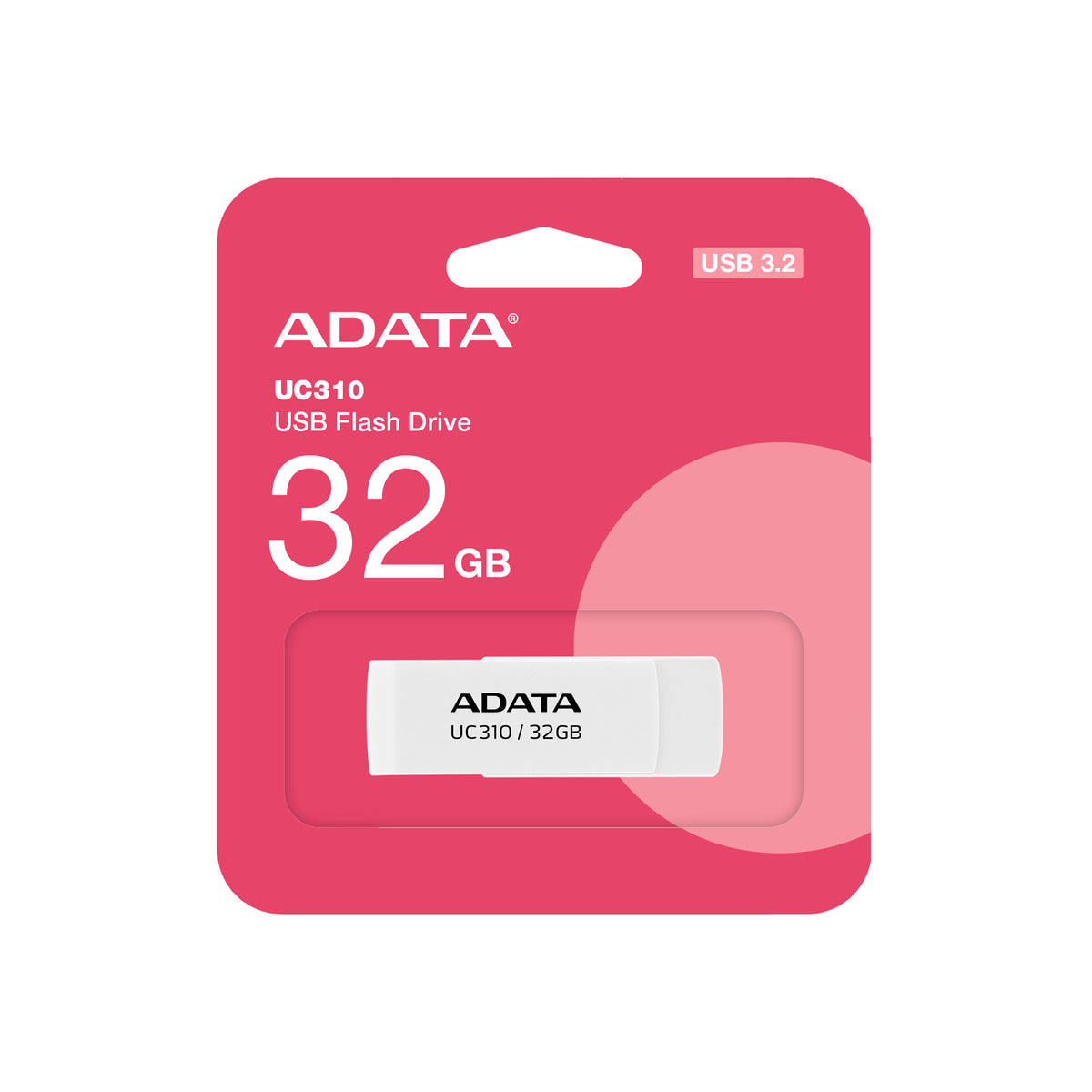 ADATA UC310 USB-Stick 32 GB USB Typ-A 3.2 Gen 1 (3.1 Gen 1) Weiß
