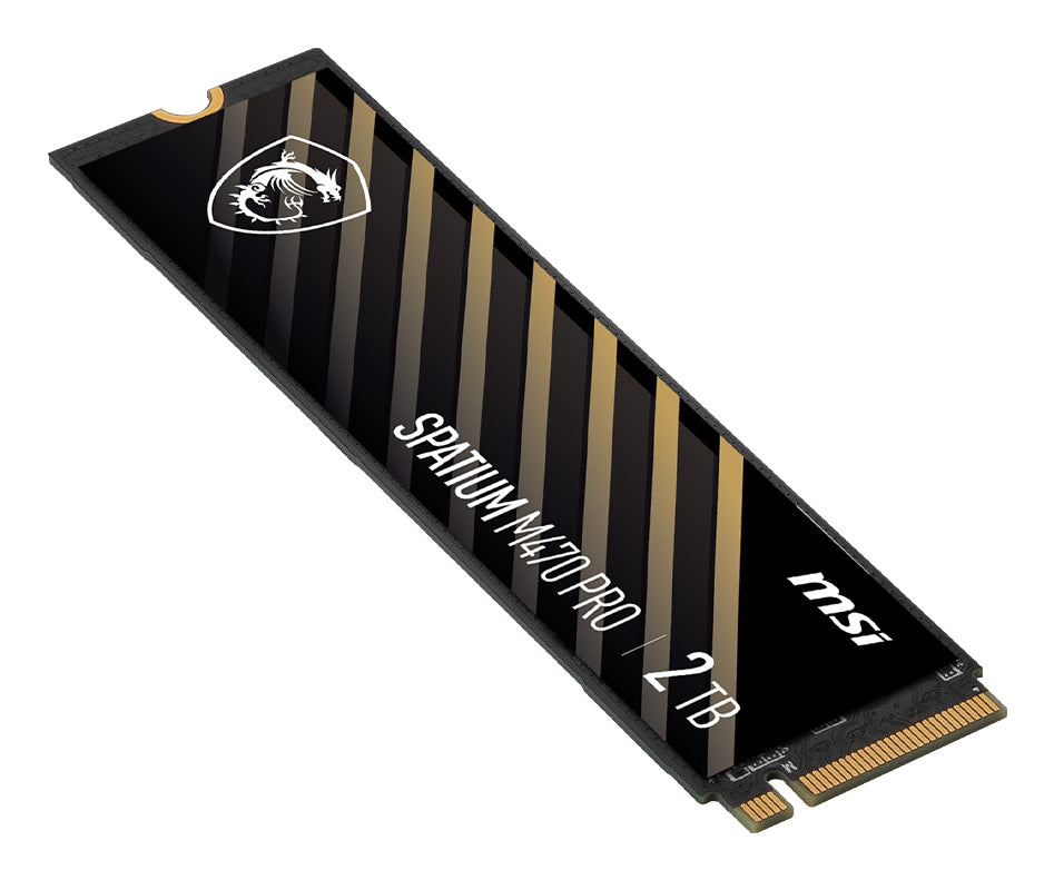 MSI SPATIUM M470 PRO PCIe 4.0 NVMe M.2 2 TB PCI Express 4.0 3D NAND