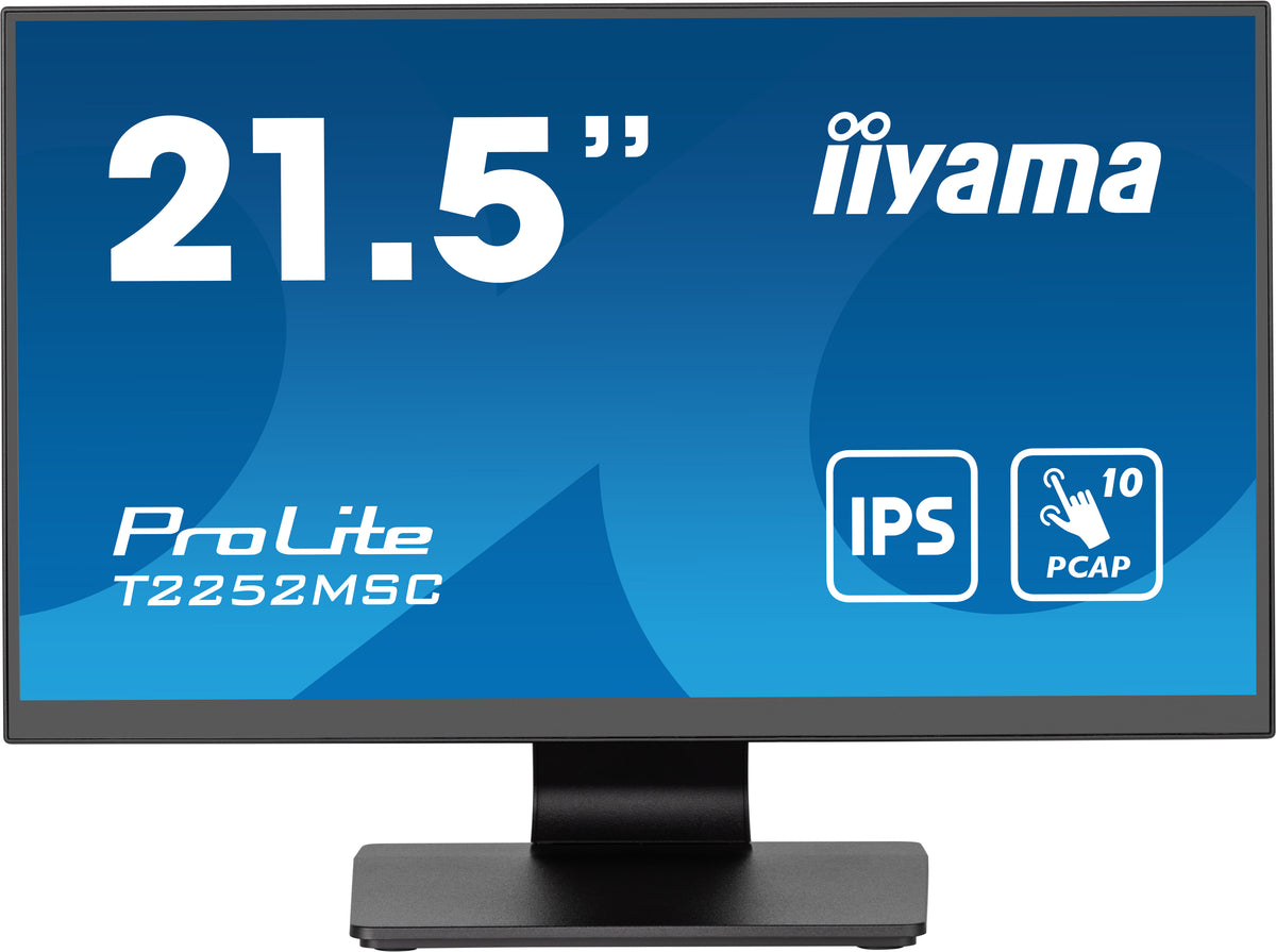 iiyama ProLite T2252MSC-B2 Computerbildschirm 54,6 cm (21.5") 1920 x 1080 Pixel Full HD LCD Touchscreen Schwarz