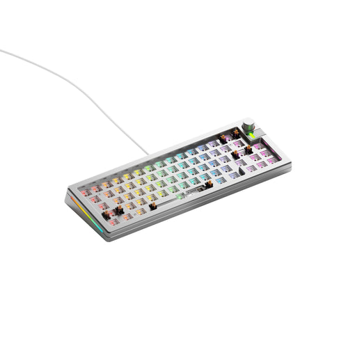 Glorious Gaming GMMK 3 PRO 65% Barebones Tastatur USB Nein Silber
