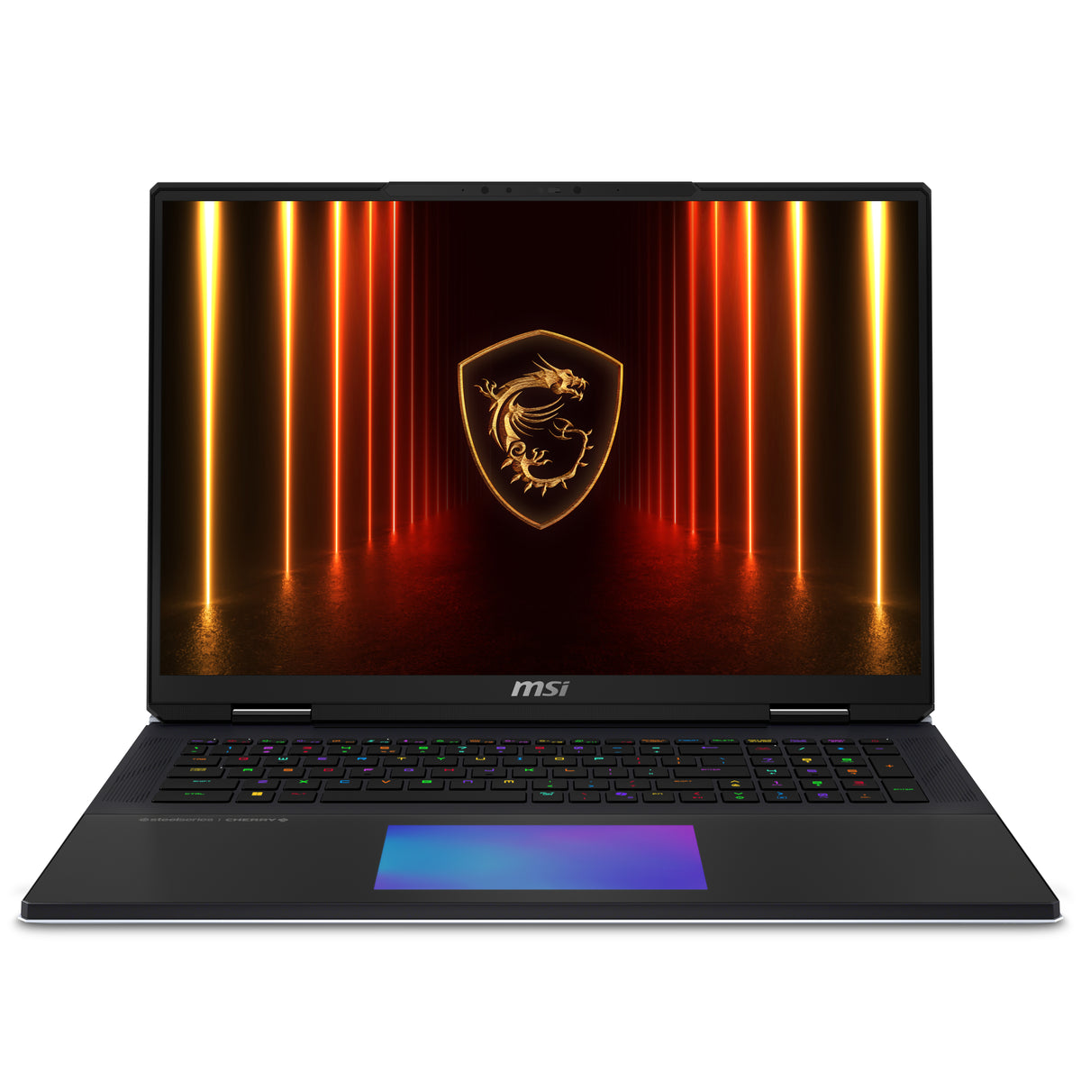 MSI Titan 18 HX AI A2XWJG-656 Intel Core Ultra 9 285HX Laptop 45,7 cm (18") UHD+ 64 GB DDR5-SDRAM 6 TB SSD NVIDIA GeForce RTX 5090 Wi-Fi 7 (802.11be) Windows 11 Pro Schwarz