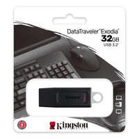 Kingston Technology DataTraveler Exodia USB-Stick 32 GB USB Typ-A 3.2 Gen 1 (3.1 Gen 1) Schwarz
