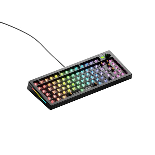 Glorious GMMK 3 75 Custom Gaming-Tastatur Barebone, ISO-Layout, schwarz