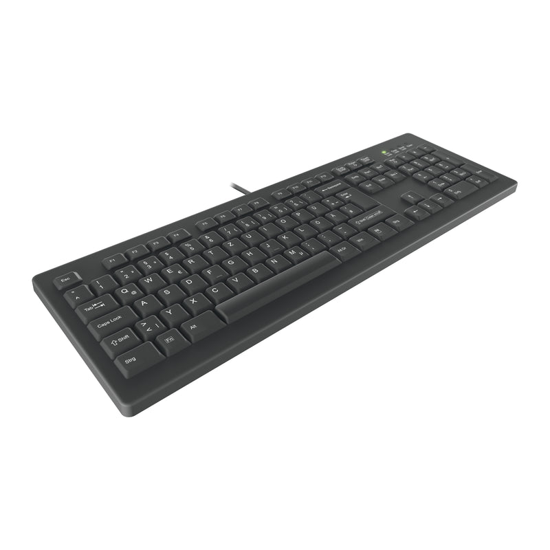 Contour Design Active Key Contour ClassicClean Medizinische Tastatur Abnehmbare Abdeckung Full-Size Kabelgebunden Schwarz DE C8100