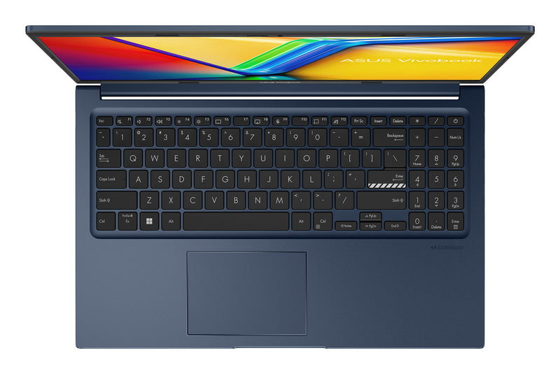 ASUS Vivobook 15 X1504VA-BQ5354W Intel Core 5 120U Laptop 39,6 cm (15.6") Full HD 16 GB DDR5-SDRAM 512 GB SSD Wi-Fi 6 (802.11ax) Windows 11 Home Blau