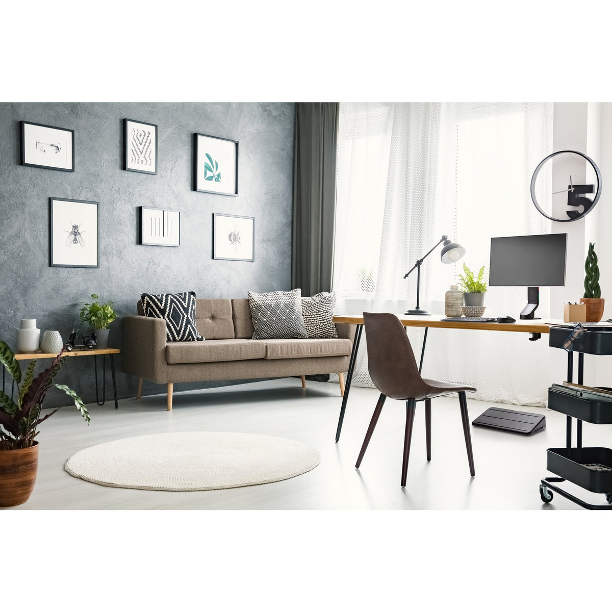 Kensington SmartFit Platzsparender Single Monitorarm