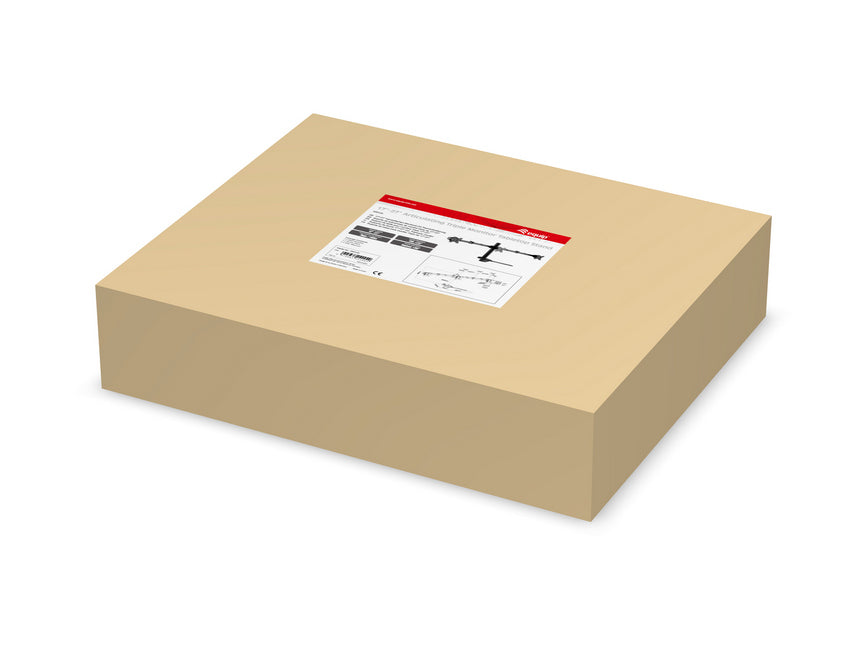 Equip 650125 17"-27" Dreifach-Gelenk-Monitor/LCD-Tischfußhalterung