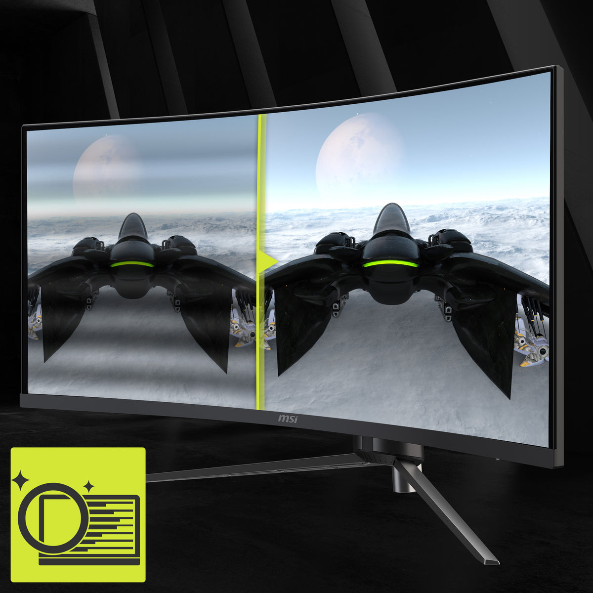 MSI MAG 345CQRDE Computerbildschirm 86,4 cm (34") 3440 x 1440 Pixel UltraWide Dual Quad HD Schwarz