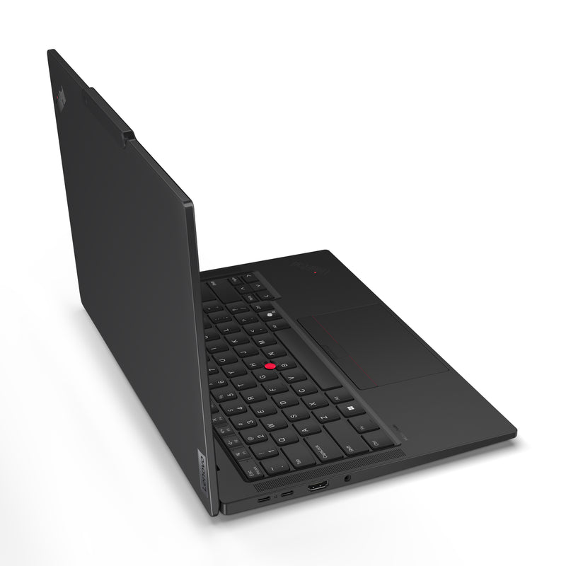 Lenovo ThinkPad T14s Gen 6 (Snapdragon) Copilot+ PC X1E-78-100 Laptop 35,6 cm (14") WUXGA 32 GB LPDDR5x-SDRAM 1 TB SSD Wi-Fi 7 (802.11be) Windows 11 Pro Deutsch Schwarz