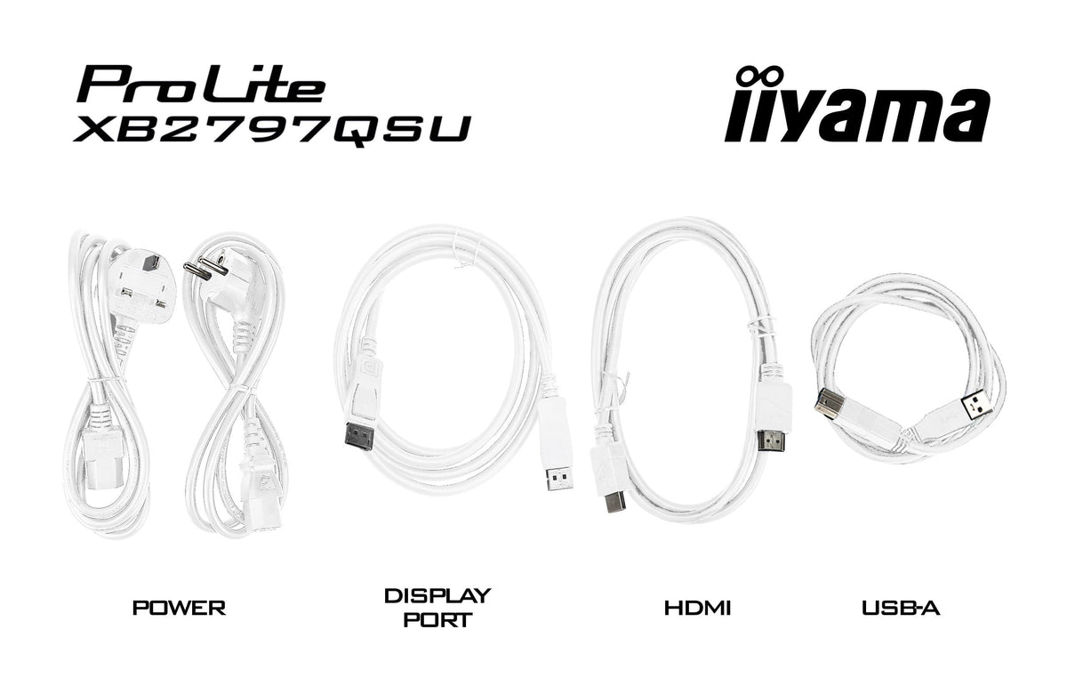 iiyama ProLite XB2797QSU-W1 Computerbildschirm 68,6 cm (27") 2560 x 1440 Pixel Quad HD LED Weiß