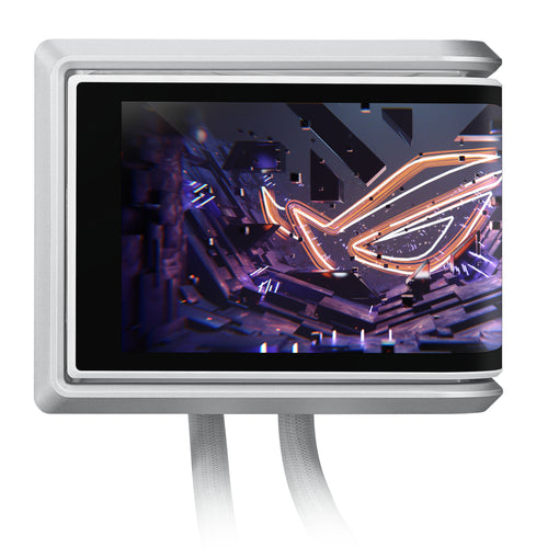 K ASUS ROG RYUO IV 360 ARGB Komplettwasserkühlung für AMD und Intel CPUs weiß