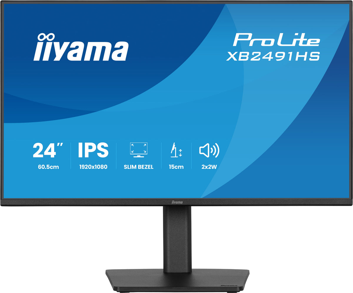 iiyama ProLite XB2491HS-B1 Computerbildschirm 60,5 cm (23.8") 1920 x 1080 Pixel Full HD LCD Schwarz