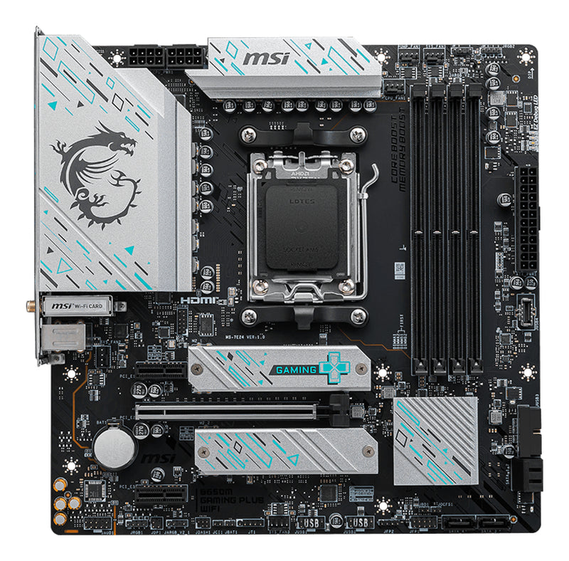 MSI B650M GAMING PLUS WIFI Motherboard AMD B650 Sockel AM5 micro ATX