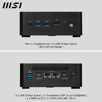MSI Cubi NUC 1MG-014BEU Mini PC Schwarz 100U Intel SoC