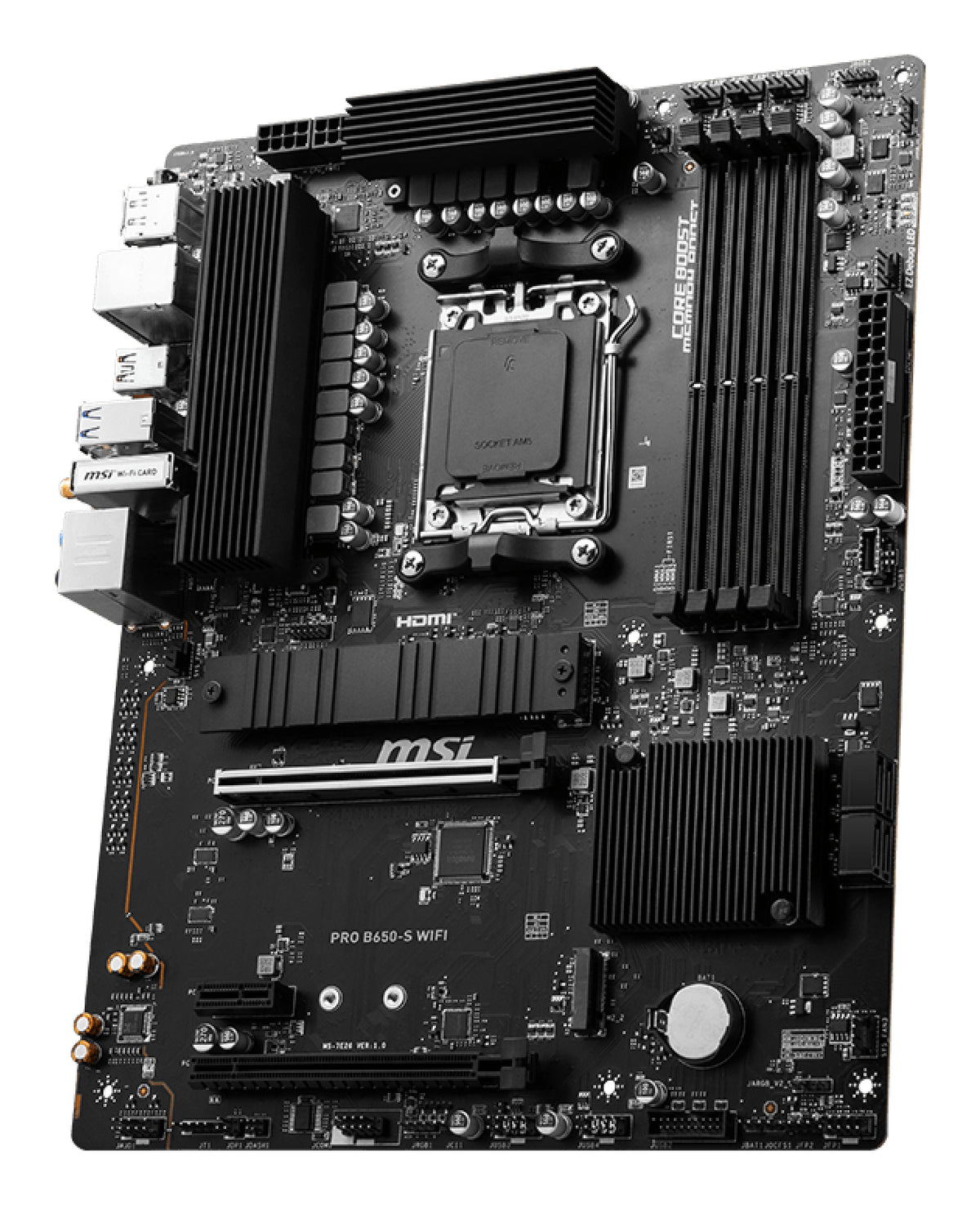 MSI PRO B650-S WIFI Motherboard AMD B650 Sockel AM5 ATX