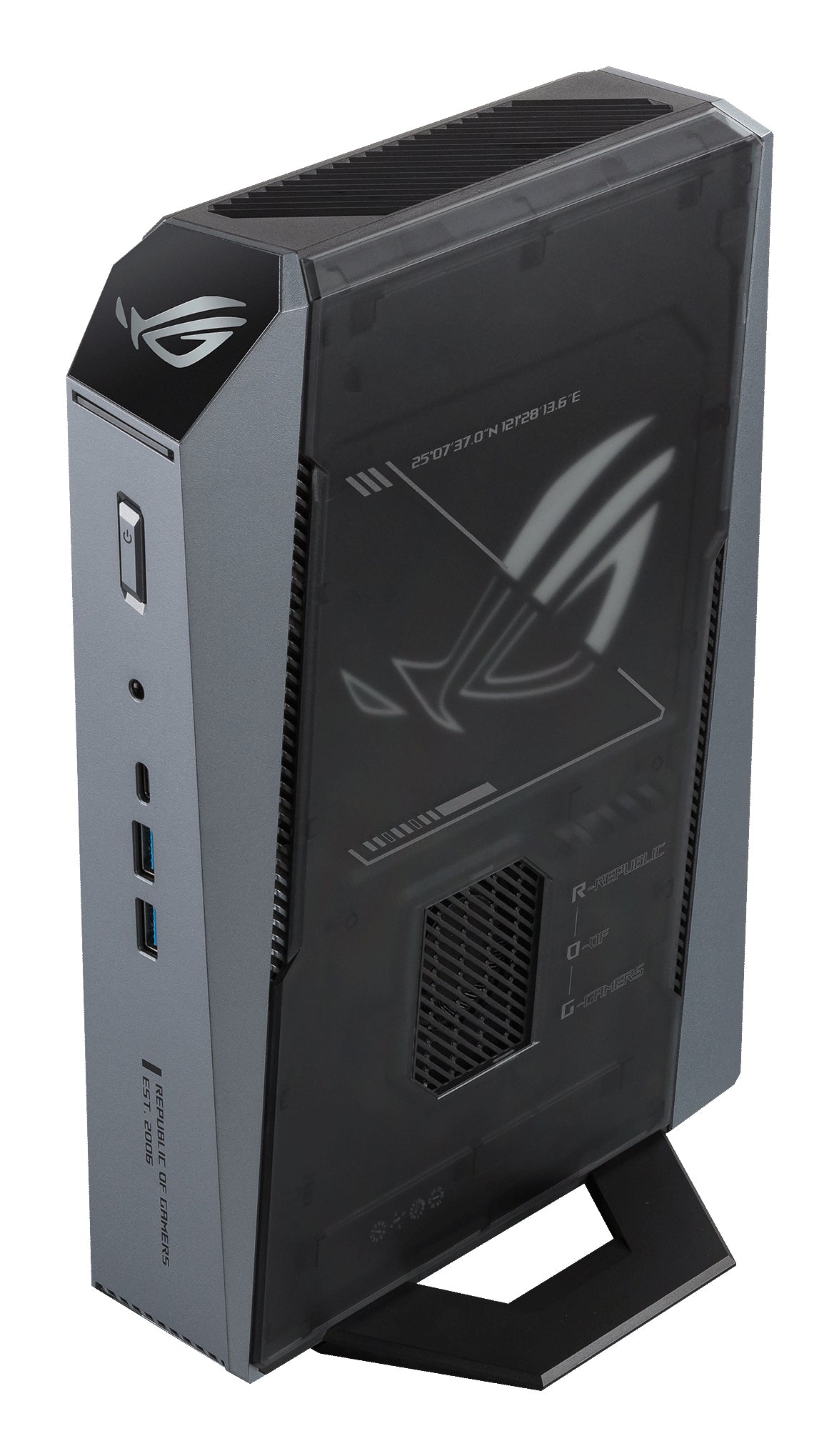 ASUS ROG GR70 -N90043AN AMD Ryzen™ 9 8940HX 16 GB DDR5-SDRAM 1 TB SSD NVIDIA GeForce RTX 5060 Windows 11 Home Mini PC PC Schwarz
