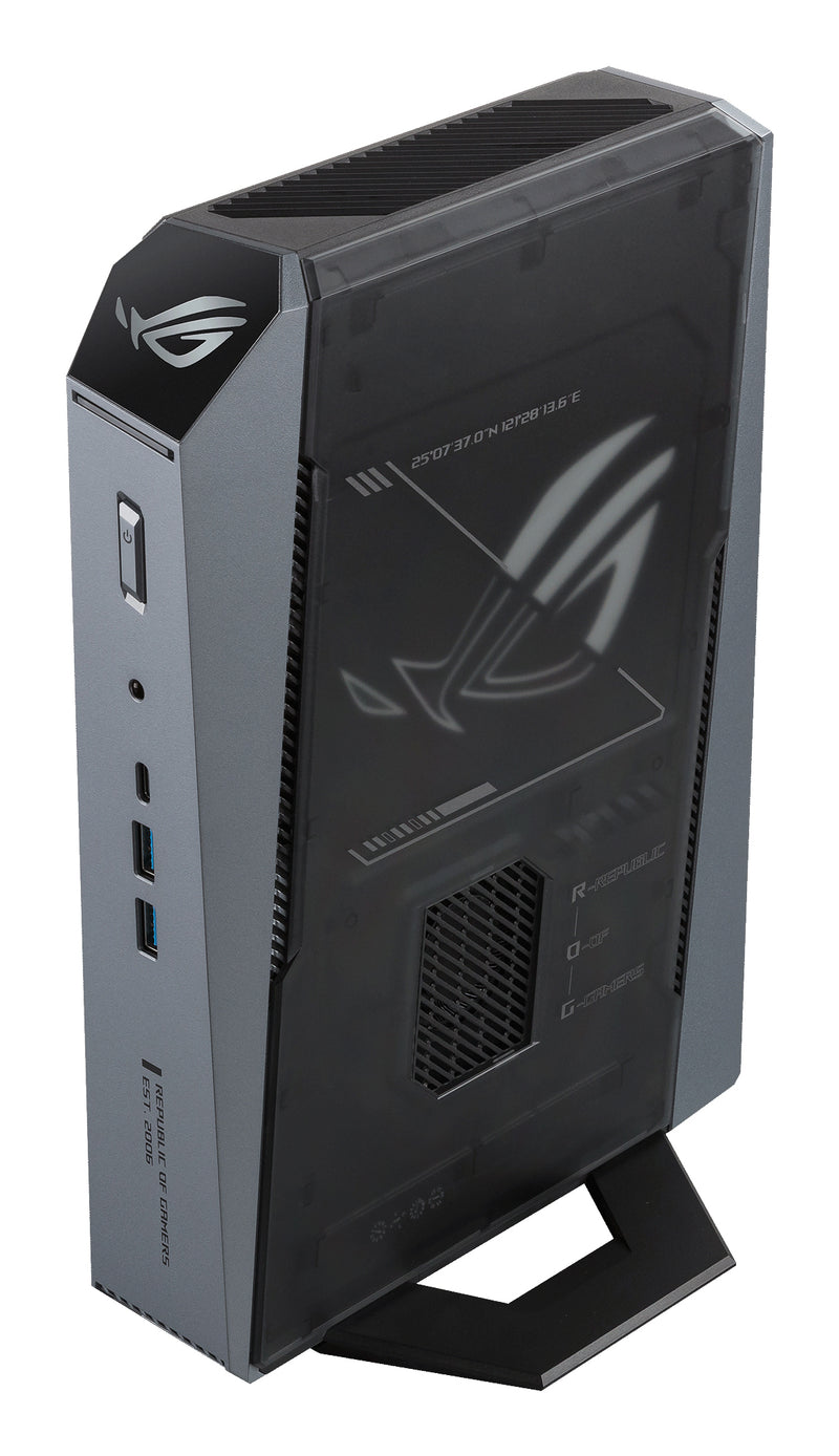 ASUS ROG GR70-N90039AN AMD Ryzen™ 9 9955HX 32 GB DDR5-SDRAM 1 TB SSD NVIDIA GeForce RTX 5070 Windows 11 Home Mini PC PC Schwarz