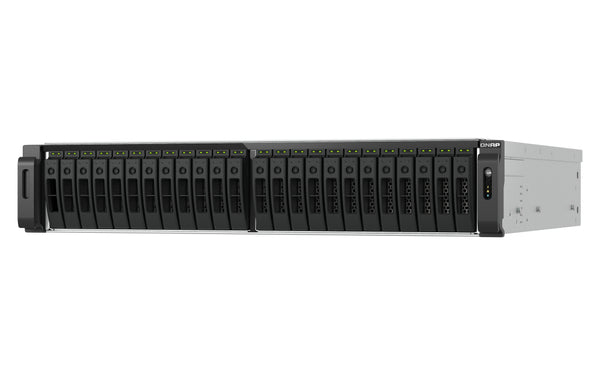 QNAP TS-H3077AFU-R5-32G NAS & Speicherserver Rack (2U) AMD Ryzen™ 5 32 GB DDR5 0 TB QuTS hero Schwarz, Metallisch