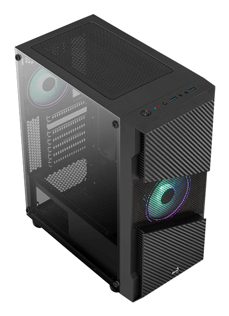 Aerocool Menace Saturn RGB Midi Tower Schwarz