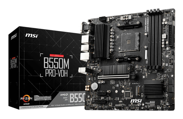 Carte mère MSI B550M PRO-VDH AMD B550 Socket AM4 micro ATX
