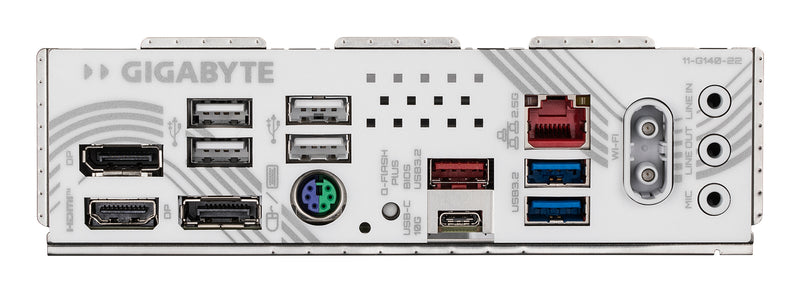 GIGABYTE B850M EAGLE WIFI6E ICE Mainboard – Unterstützt AMD Ryzen 9000 Serie CPUs, digitales 8+2+2 Phasen VRM, bis zu 8200 MHz DDR5 (OC), 1 x PCIe 5.0 + 1 x PCIe 4.0 M.2, Wi-Fi 6E, 2.5 GbE LAN, USB 3.2 Gen 2