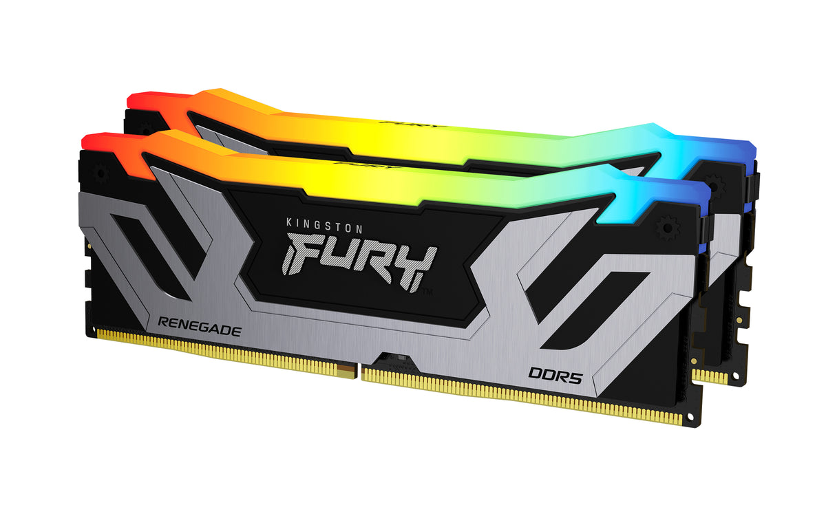 Kingston Technology FURY 48GB 8400MT/s DDR5 CL40 CUDIMM (2er-Kits) Renegade RGB Silver XMP