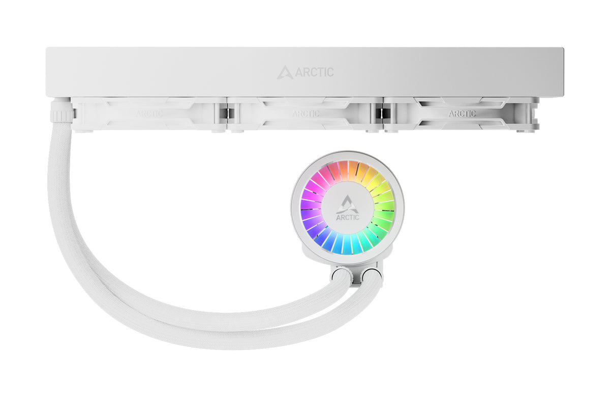 ARCTIC Liquid Freezer III Pro 360 A-RGB (White) - Multikompatibler All-in-One CPU-Wasserkühler mit A-RGB
