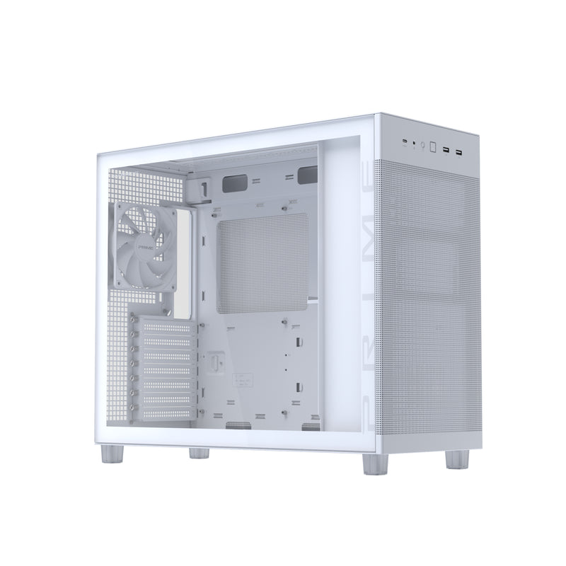 ASUS PRIME AP303 TG White Midi Tower Weiß