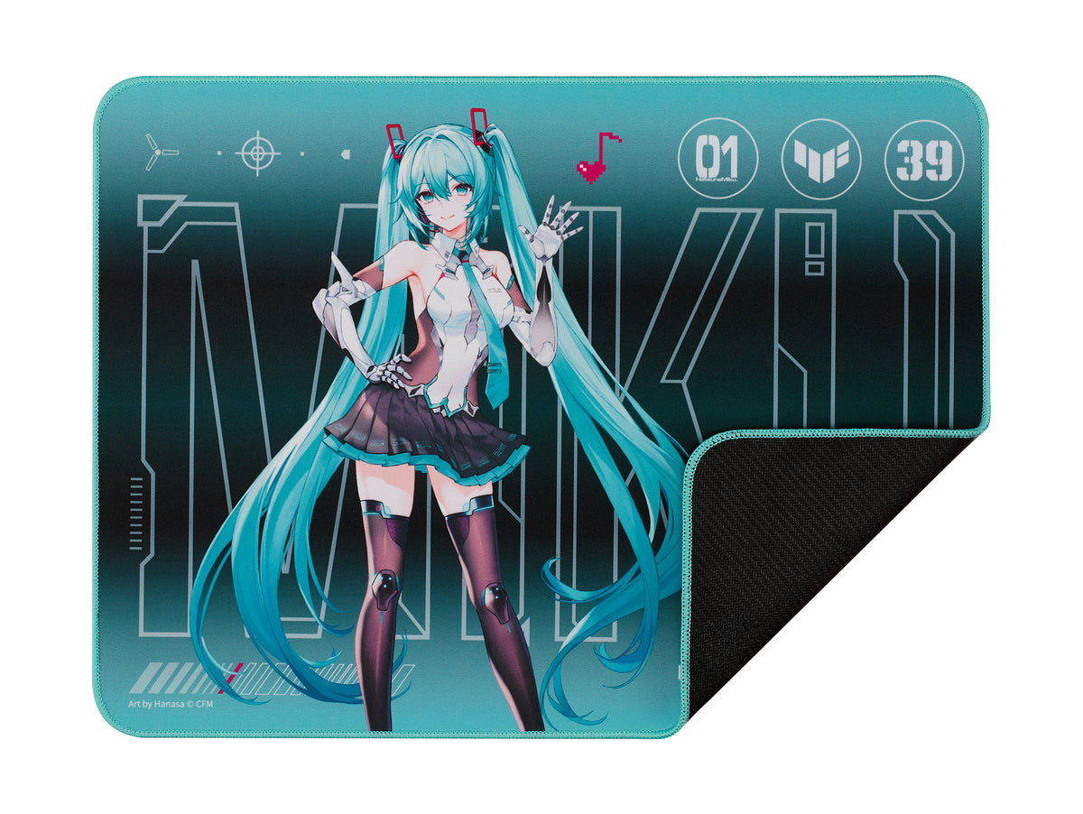 ASUS TUF Gaming P1 Hatsune Miku Edition Gaming-Mauspad Türkis