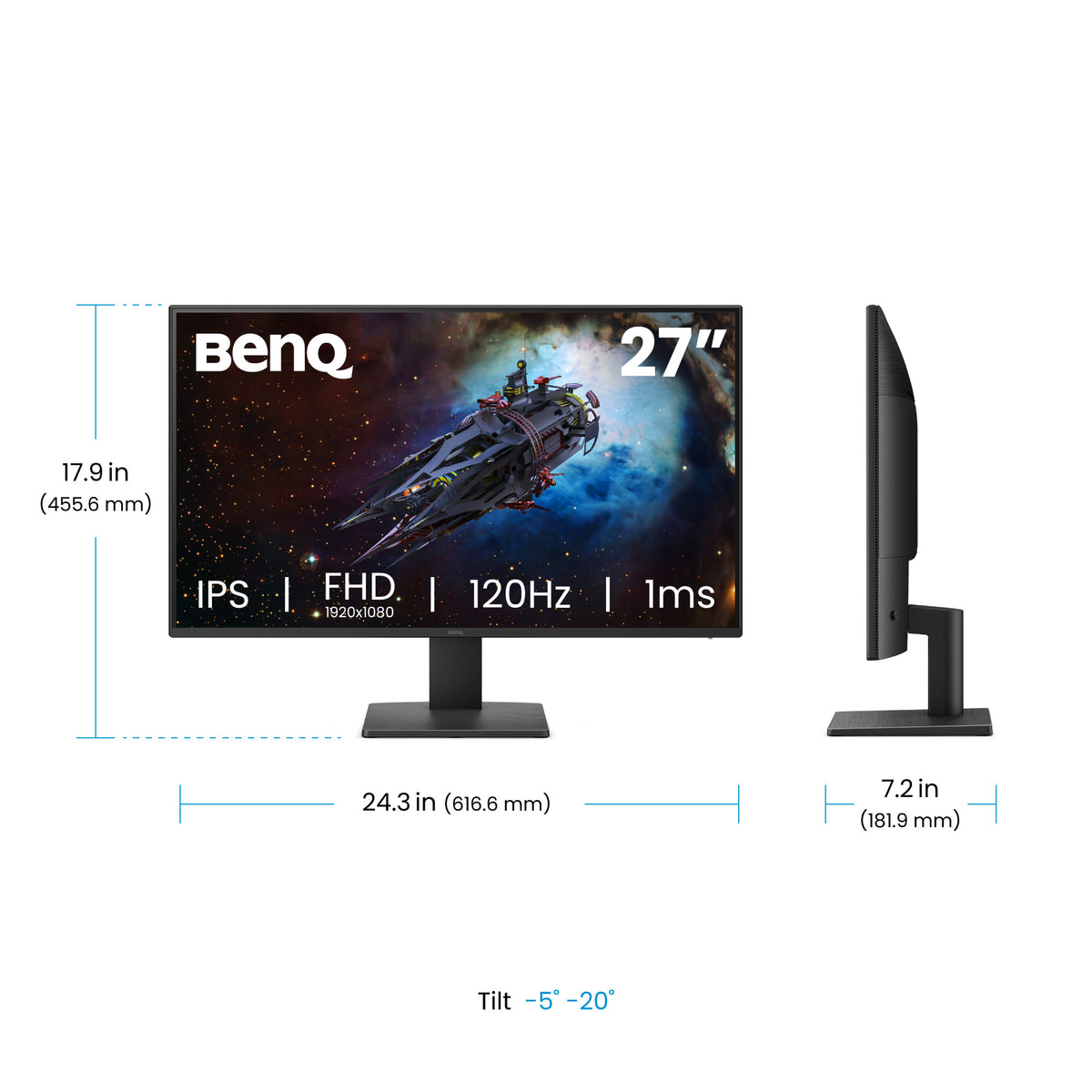 BenQ GW2791P Computerbildschirm 68,6 cm (27") 1920 x 1080 Pixel Full HD LED Schwarz