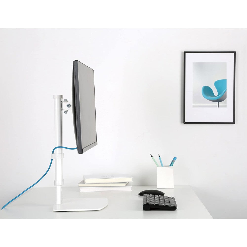 Techly ICA-LCD 260 Flachbildschirm-Tischhalterung 68,6 cm (27") Tisch/Bank Weiß
